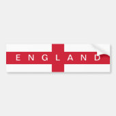 Vlag van Engeland bumpersticker (Voorkant)