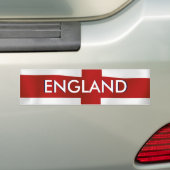 Vlag van Engeland Bumpersticker (Op auto)