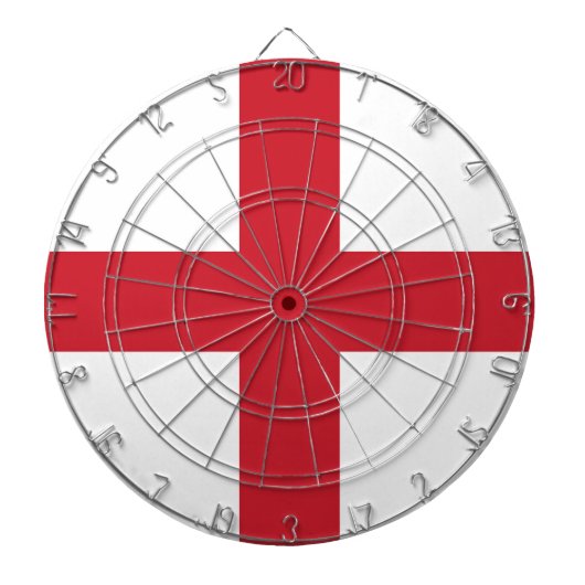 Vlag van Engeland Dartbord (Voorkant)