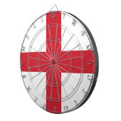 Vlag van Engeland Dartbord (Voorkant Rechts)