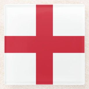 Vlag van Engeland Glazen Onderzetter