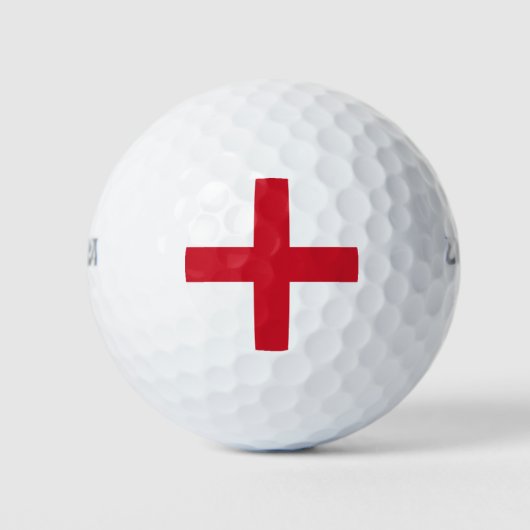 Vlag van Engeland Golfballen (Voorkant)