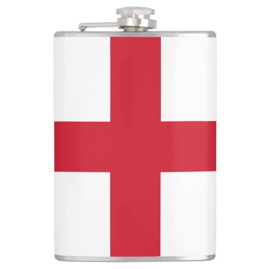Vlag van Engeland Heupfles (Voorkant)