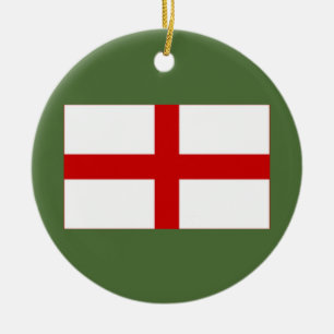Vlag van Engeland kerstversiering Keramisch Ornament