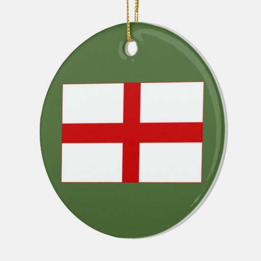 Vlag van Engeland kerstversiering Keramisch Ornament (Links)