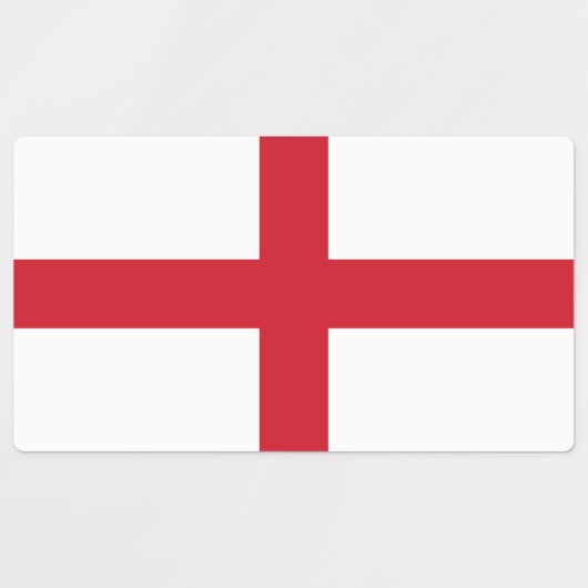 Vlag van Engeland Labels (Design 1)