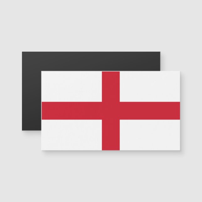 Vlag van Engeland Magnetische Visitekaartjes (Voorkant / Achterkant)