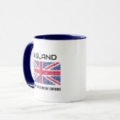 Vlag van Engeland Mok (Voorkant links)