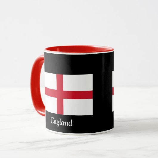 Vlag van Engeland Mok (Voorkant links)