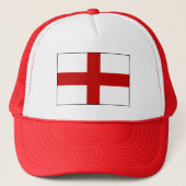 Vlag van Engeland of St. George Cross Trucker Pet (Voorkant)