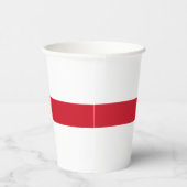 Vlag van Engeland Papieren Bekers (Rechts)