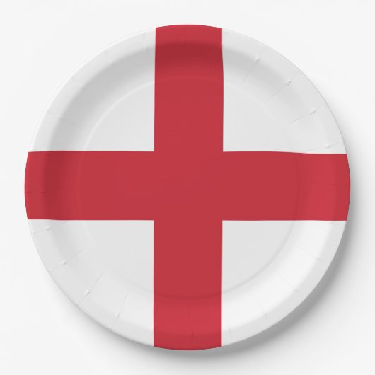 Vlag van Engeland Papieren Bordje (Voorkant)