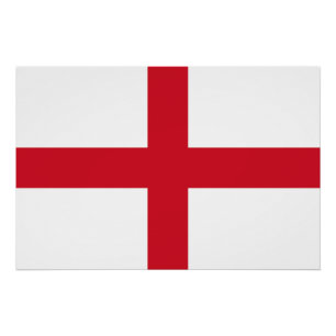 Vlag van Engeland Perfect Poster