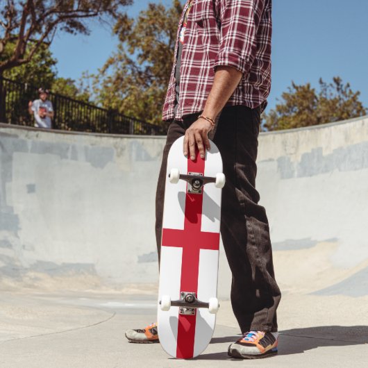Vlag van Engeland Persoonlijk Skateboard (Buiten 2)
