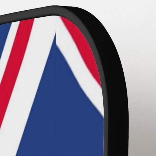 Vlag van Engeland Pickleball Paddle (Links Detail)