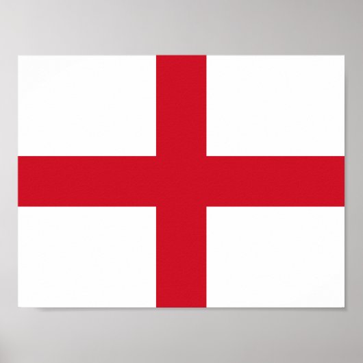 Vlag van Engeland Poster (Voorkant)