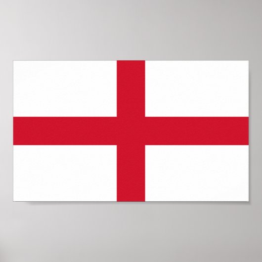 Vlag van Engeland Poster (Voorkant)
