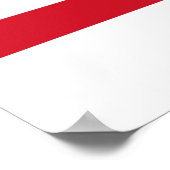 Vlag van Engeland Poster (Hoek)