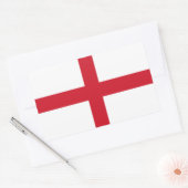 Vlag van Engeland Rechthoekige Sticker (Envelop)
