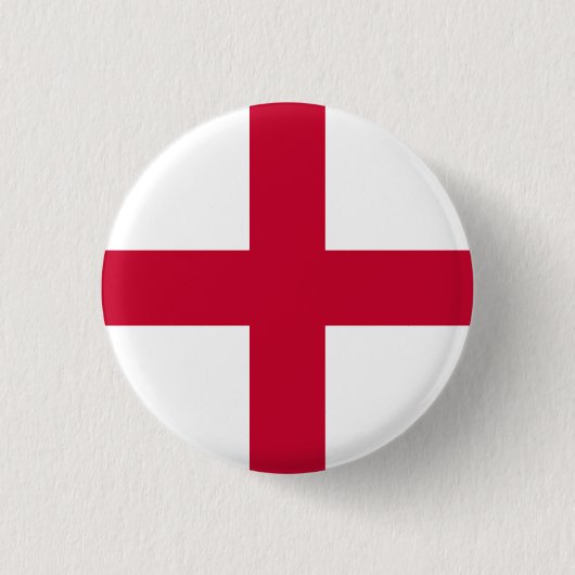 Vlag van Engeland Ronde Button 3,2 Cm (Voorkant)
