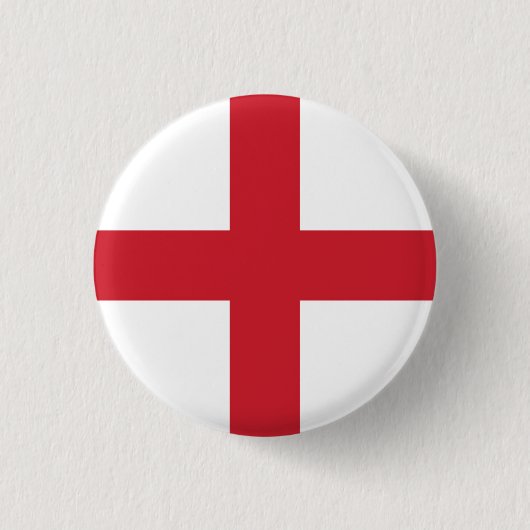 Vlag van Engeland Ronde Button 3,2 Cm (Voorkant)