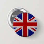 Vlag van Engeland Ronde Button 5,7 Cm (Voorkant /achterkant)