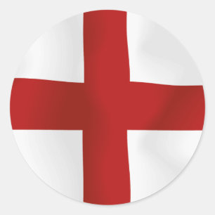 Vlag van Engeland Ronde Sticker