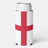 Vlag van Engeland Seltzer Blikjeskoeler (Seltzer Voorkant)