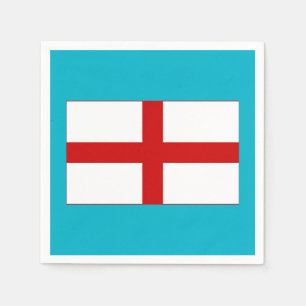 Vlag van Engeland servetten