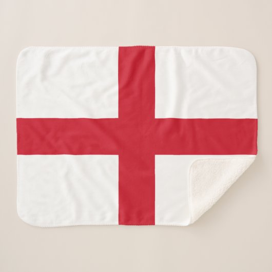 Vlag van Engeland Sherpa Deken (Voorkant (horizontaal))