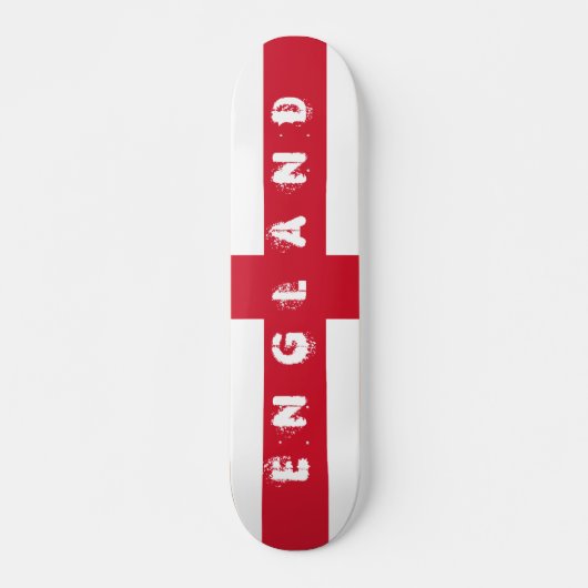 Vlag van Engeland Skateboard (Voorkant)