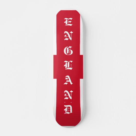 Vlag van Engeland Skateboard (Voorkant)
