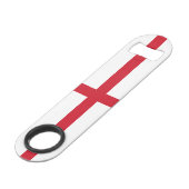 Vlag van Engeland Speed Flessenopener (Voorkant Gekanteld)