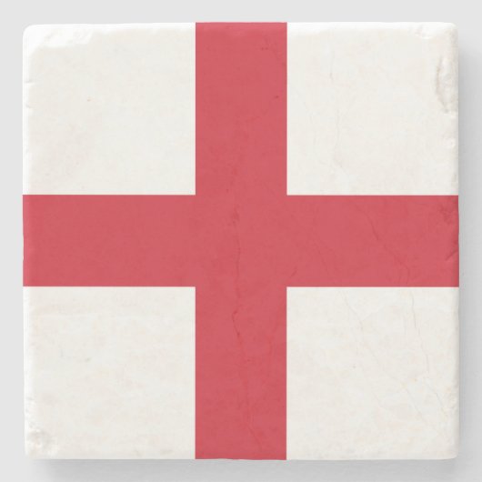 Vlag van Engeland Stenen Onderzetter (Voorkant)