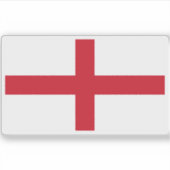 Vlag van Engeland Sticker (Voorkant)