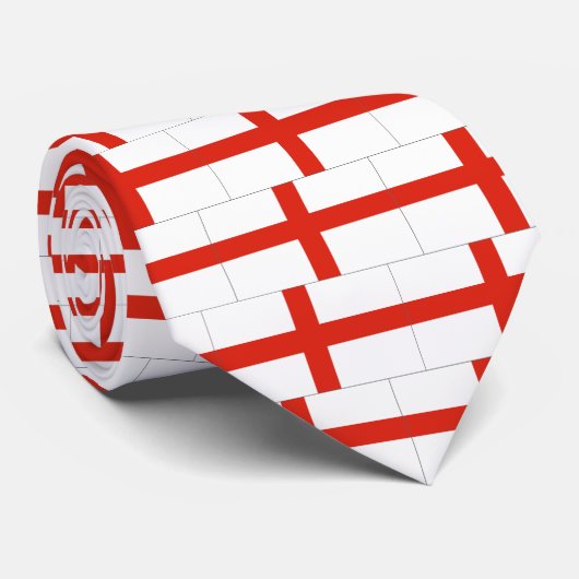 Vlag van Engeland Stropdas (Opgerold)