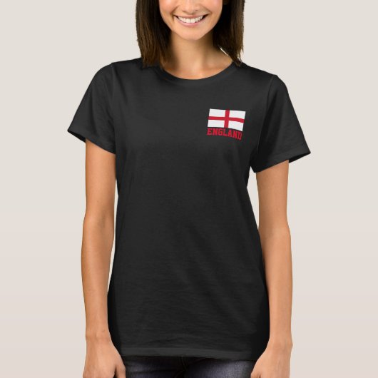 Vlag van Engeland T-Shirt (Voorkant)