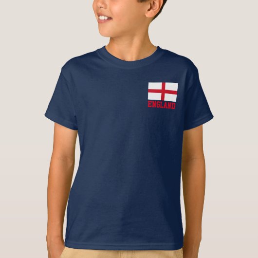 Vlag van Engeland T-Shirt (Voorkant)