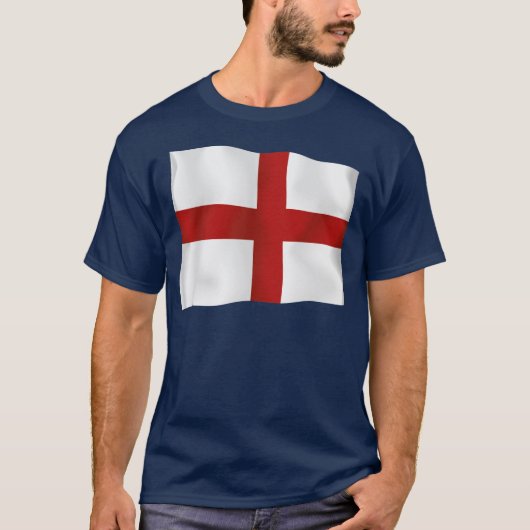 Vlag van Engeland T-shirt (Voorkant)
