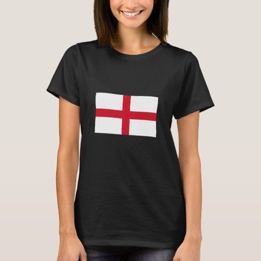 Vlag van Engeland T-shirt (Voorkant)