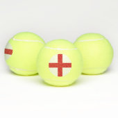 Vlag van Engeland Tennisballen (Multi)