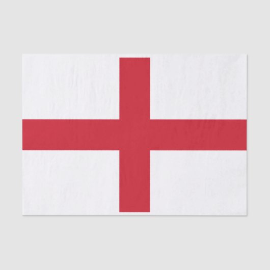 Vlag van Engeland Tissuepapier (Voorkant)