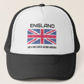 Vlag van Engeland Trucker Pet (Voorkant)