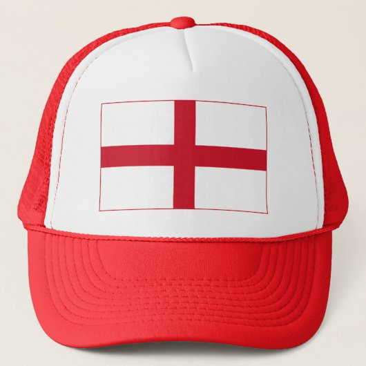 Vlag van Engeland Trucker Pet (Voorkant)