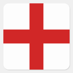 Vlag van Engeland Vierkante Sticker
