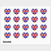 Vlag van Engeland Vierkante Sticker (Vel)