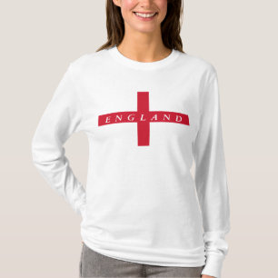 Vlag van Engeland VrouwenShirt T-shirt