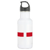 Vlag van Engeland Waterfles (Achterkant)