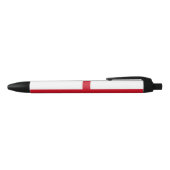Vlag van Engeland Zwarte Inkt Pen (Bovenkant)