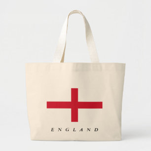 Vlag van England Bag Grote Tote Bag